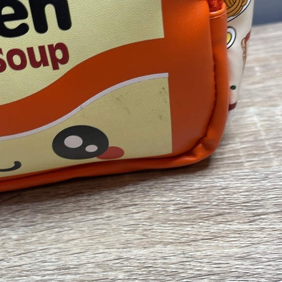 Maruchan Ramen Noodle Soup Mini Backpack Mad Engine NWT Orange Cream Print Zip - Picture 11 of 12